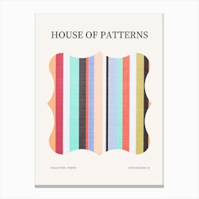 Stripes Pattern Poster 10 Canvas Print