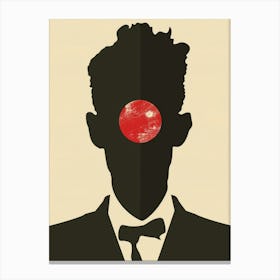 Man With A Red Eye Canvas Print