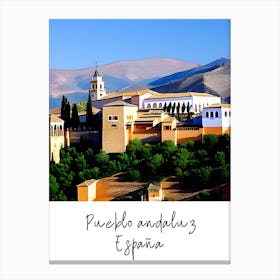 Andalusian Village, Spain 8 Canvas Print