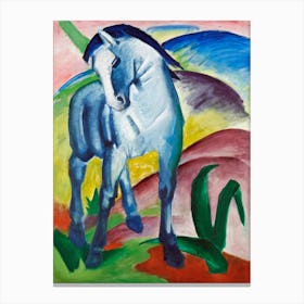 Blue Horse I (1911), Franz Marc Canvas Print