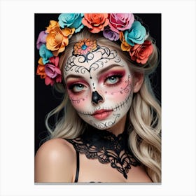 Day Of The Dead 2 Canvas Print