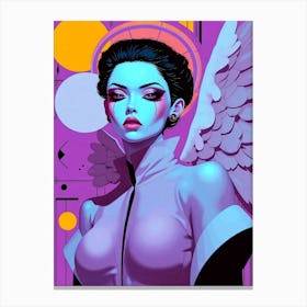 Angel Soft Color Illustration Canvas Print