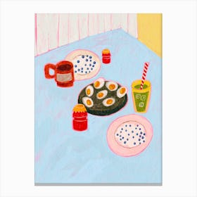 Breakfast Canvas Print