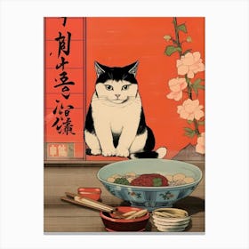 Asian Cat Canvas Print