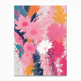 Pink Daisies Canvas Print