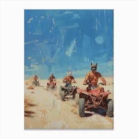 Four Wheelers Of The Apocalypse 2 Fy V Canvas Print