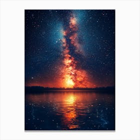 Milky Over Water 5 Canvas Print