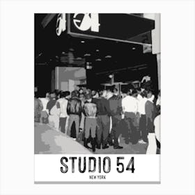 Studio 54, Nightclub, New York, Art, Wall Print Canvas Print