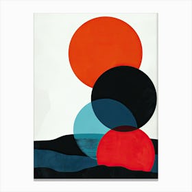 Abstract Minimalism, Mid Centure Canvas Print