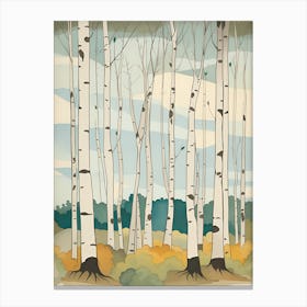 Birch Trees 1 Canvas Print