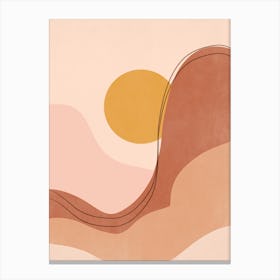 Bohemian Sunset 4 Canvas Print