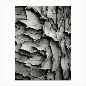 Black And White Abstract Painting 1 Canvas Print