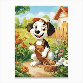 Gardner dog Canvas Print