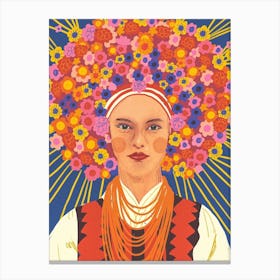 Ukrainian Bride Canvas Print
