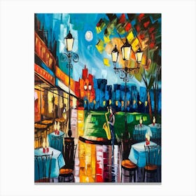 Paris At Night Canvas Print