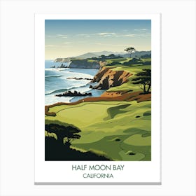 The Old Course At Half Moon Bay   California 1 Canvas Print
