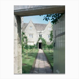 View Of The Front Of Kelmscott Manor, Oxfordshire Canvas Print