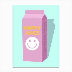 Happy Juice Canvas Print
