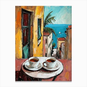 Naples Espresso Made In Italy 2 Canvas Print
