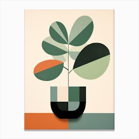 Plant In A Pot Canvas Print