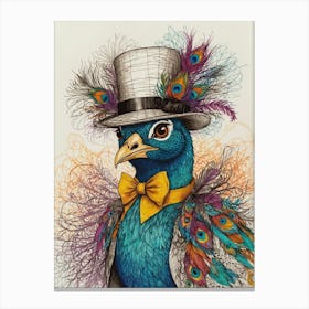 Peacock 32 Canvas Print