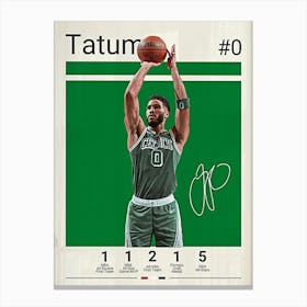 Jayson Tatum Canvas Print