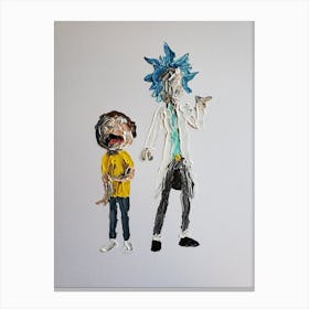 Morty and Rick Canvas Print