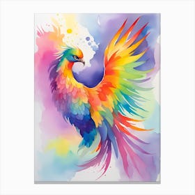 Colorful Phoenix 1 Canvas Print