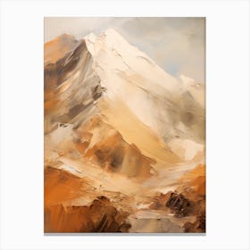 Mount Kilimanjaro 8 Mountain Painting Canvas Print