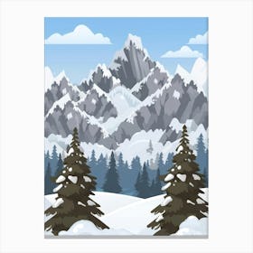 Winter Landscape 12 Canvas Print