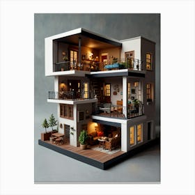 Miniature Doll House 4 Canvas Print
