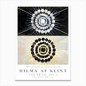 Hilma Af Klint Swan 14 Canvas Print