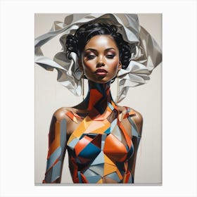 Abstract Woman Canvas Print