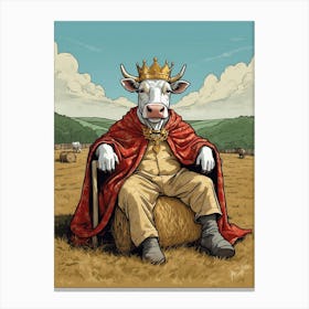 King Of The Cows Canvas Print