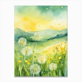 Dandelions Canvas Print