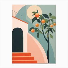 Orange Tree Canvas Print