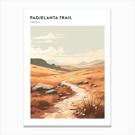 Padjelanta Trail Sweden 1 Hiking Trail Landscape Poster Canvas Print