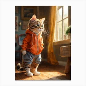 Cute Cat 2 Canvas Print