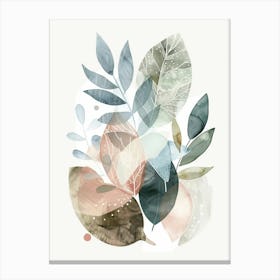 Abstract Leaves Canvas Print Canvas Print