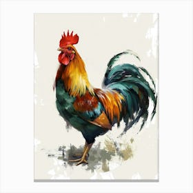 Rooster Painting Canvas Print