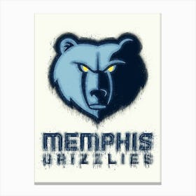 Memphis Grizzlies 1 Canvas Print