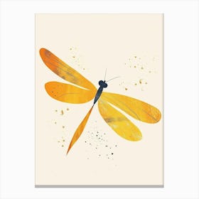 Yellow Dragonfly Canvas Print