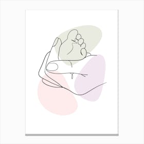 Baby'S Foot Mothers day 1 Canvas Print