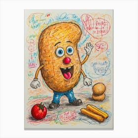 Fried Tater Tot Canvas Print