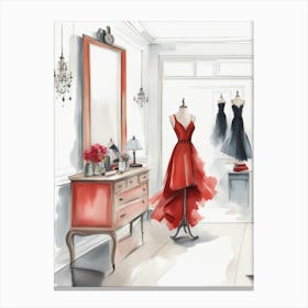 Fashion Illustration Canvas Print