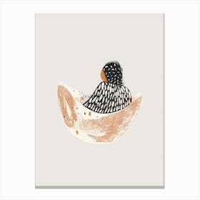 Bird In A Nest Canvas Print