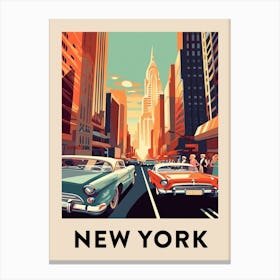Vintage Travel Poster New York 5 Canvas Print