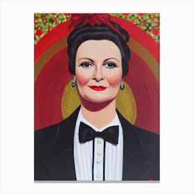 Brenda Blethyn Illustration Movies Canvas Print