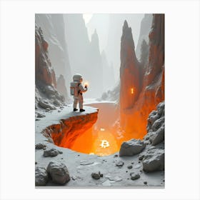 Man In Space 2 Canvas Print