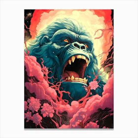 Gorilla In The Sky Canvas Print